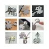 Geschenkartikel: ROMINOX® Key Tool Lucky Charm / Kleeblatt Glücksbringer (19 Funktionen) im Motiv-Mäppchen Große Helden