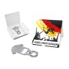 Geschenkartikel: ROMINOX® Key Tool / Multifunktionswerkzeug im Motiv-Mäppchen Deutschland Fan Jubelverstärker