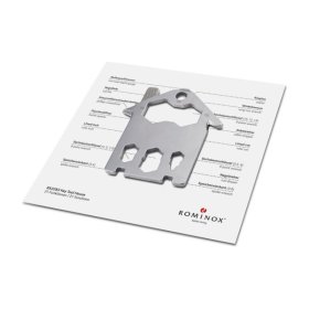 Geschenkartikel: ROMINOX® Key Tool House / Haus (21 Funktionen) im Motiv-Mäppchen Deutschland Fan Jubelverstärker