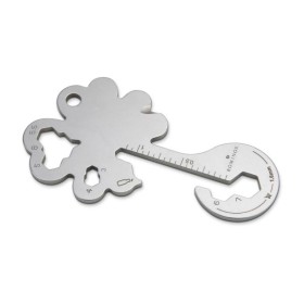 Geschenkartikel: ROMINOX® Key Tool Lucky Charm / Kleeblatt Glücksbringer (19 Funktionen) im Motiv-Mäppchen Super Dad