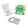 Geschenkartikel: ROMINOX® Key Tool House / Haus (21 Funktionen) im Motiv-Mäppchen Frohe Ostern