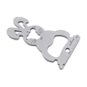 Geschenkartikel: ROMINOX® Key Tool Bunny / Hase (16 Funktionen) im Motiv-Mäppchen Frohe Ostern