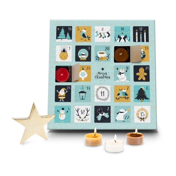 Geschenkartikel / Präsentartikel : Duftkerzen Adventskalender Charming Christmas