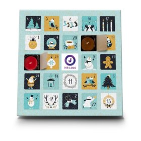 Geschenkartikel / Präsentartikel : Duftkerzen Adventskalender Charming Christmas