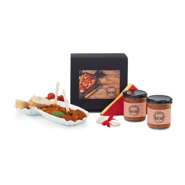 Geschenkset / Präsenteset: Currywurst für Zwei