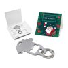 Geschenkartikel: ROMINOX® Key Tool Football / Fußball (18 Funktionen) im Motiv-Mäppchen Frohe Weihnachten