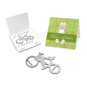 Geschenkartikel: ROMINOX® Key Tool / Multifunktionswerkzeug im Motiv-Mäppchen Osterhase