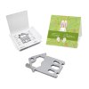 Geschenkartikel: ROMINOX® Key Tool House / Haus (21 Funktionen) im Motiv-Mäppchen Osterhase