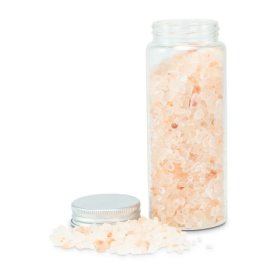 Himalaya-Badesalz 190 g, Patchouli-Sandelholz - auch mit individuellem Etikett