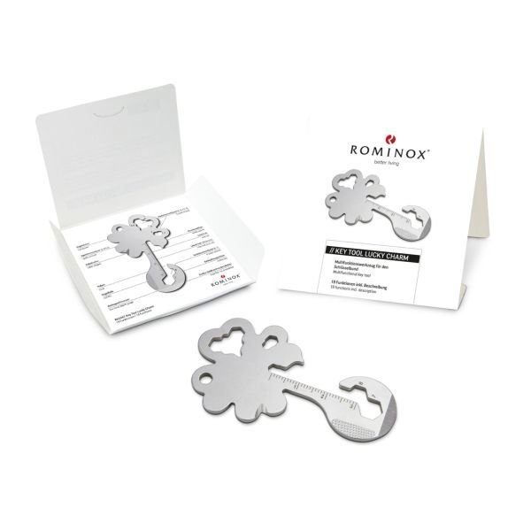 ROMINOX® Key Tool // Lucky Charm - 19 functions (Kleeblatt Glücksbringer)